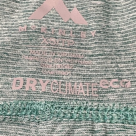 MCKINLEY Dry Climate Eco Green/Blue Pelagro Tank Size XS - Picture 8 of 10